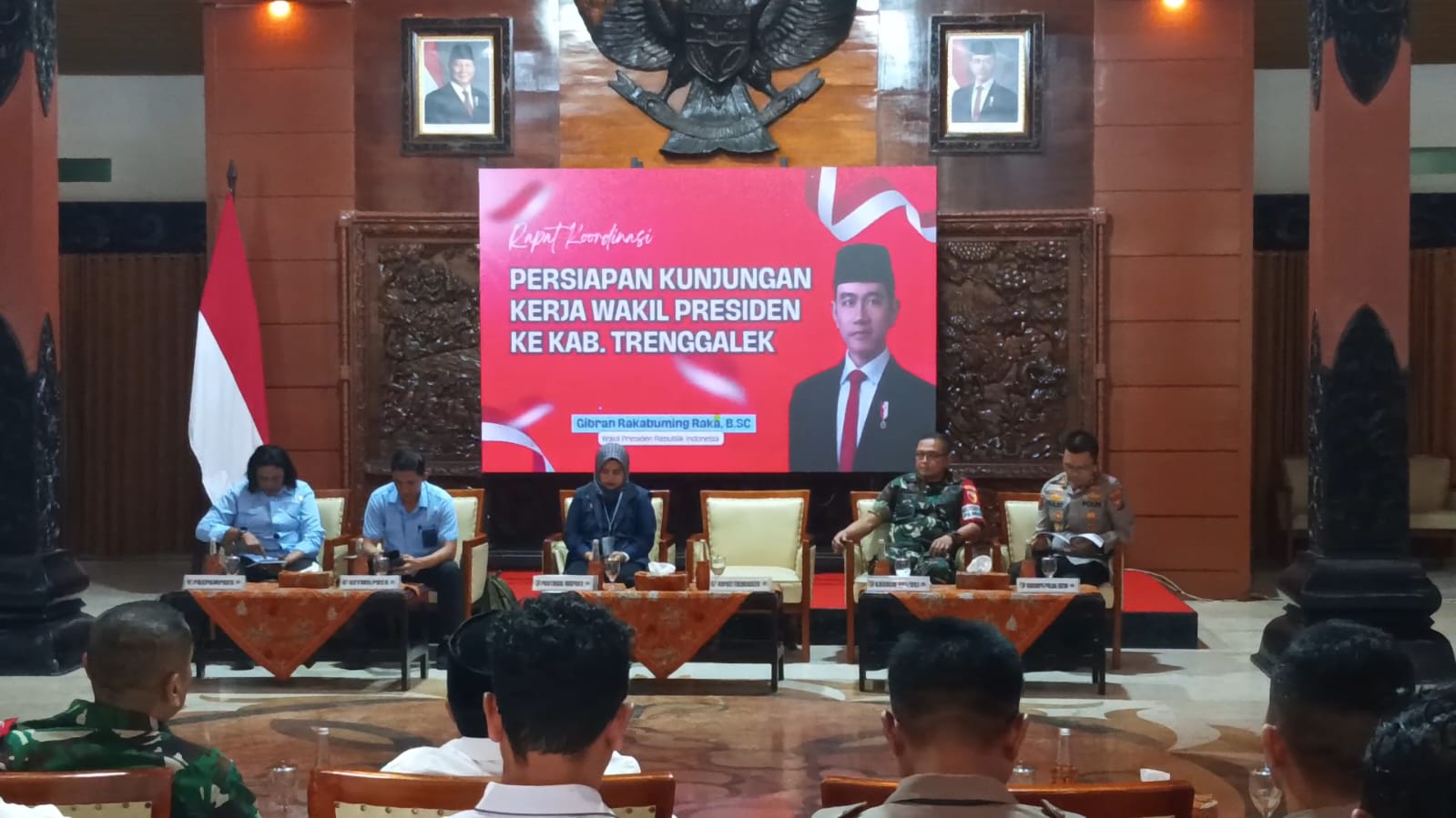 Persiapan Kunjungan Wakil Presiden Gibran, Ratusan Personel Siaga Keamanan