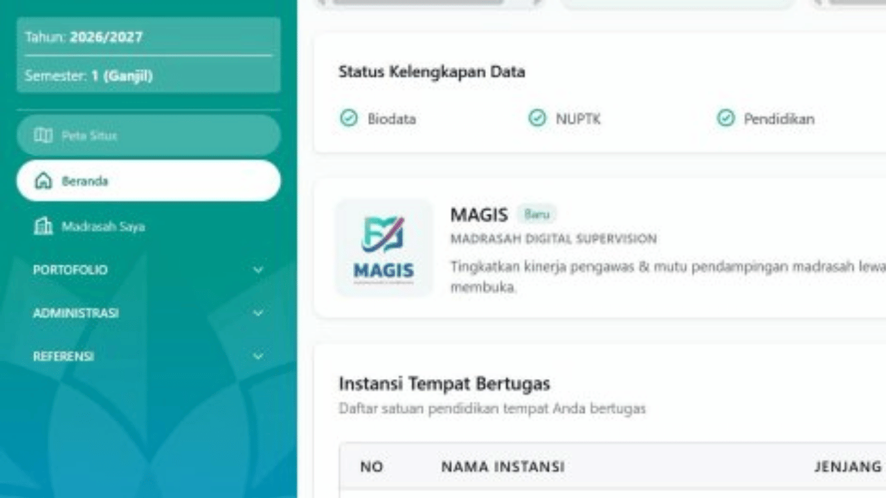 Cara Update Data MAGIS Melalui EMIS GTK Bagi Guru Sertifikasi