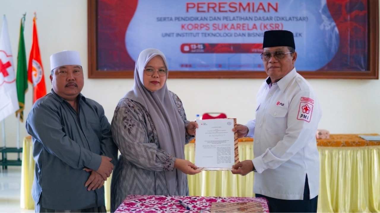 ITB Trenggalek Resmi Miliki KSR PMI, Pertama di Tingkat Perguruan Tinggi