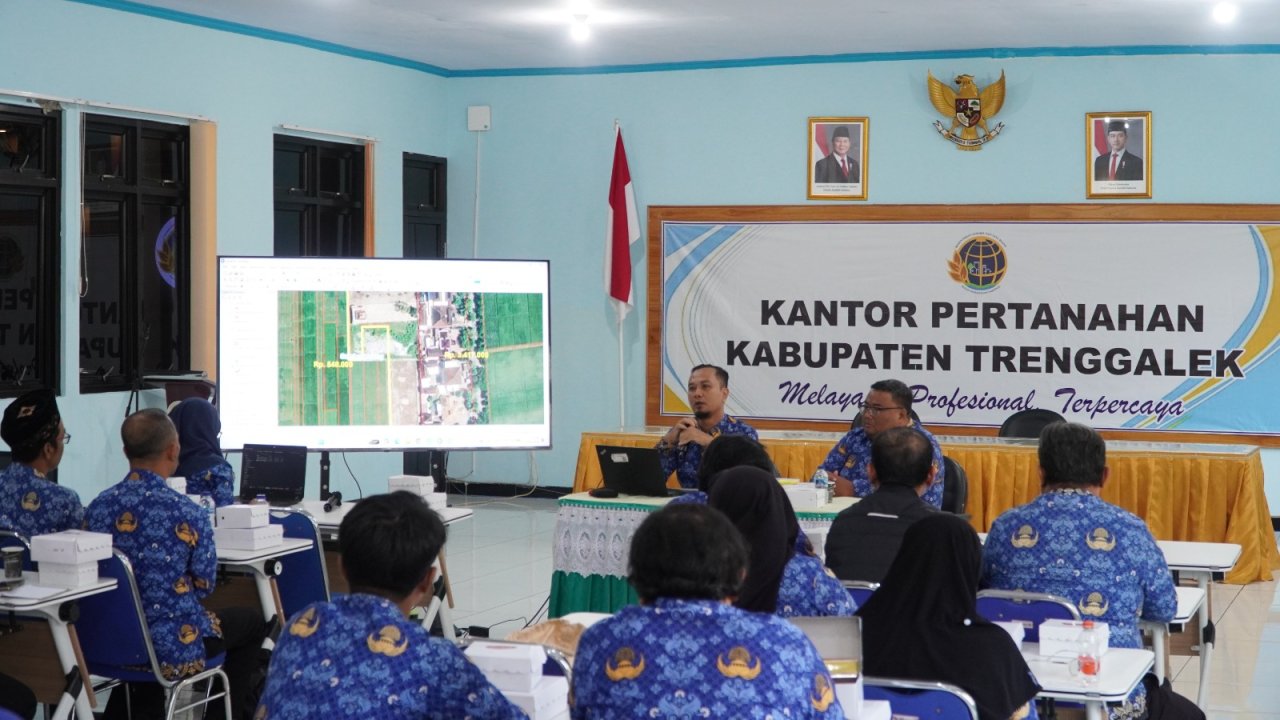 Nilai Tanah di Trenggalek Bakal Diperbarui, ATR/BPN Mulai Sinkronkan Data