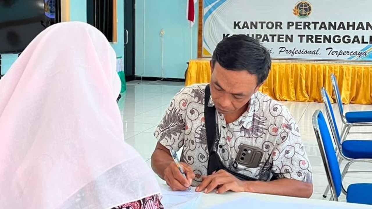Kantor Pertanahan Trenggalek Proses Ganti Kerugian Empat Bidang untuk Bendungan Bagong