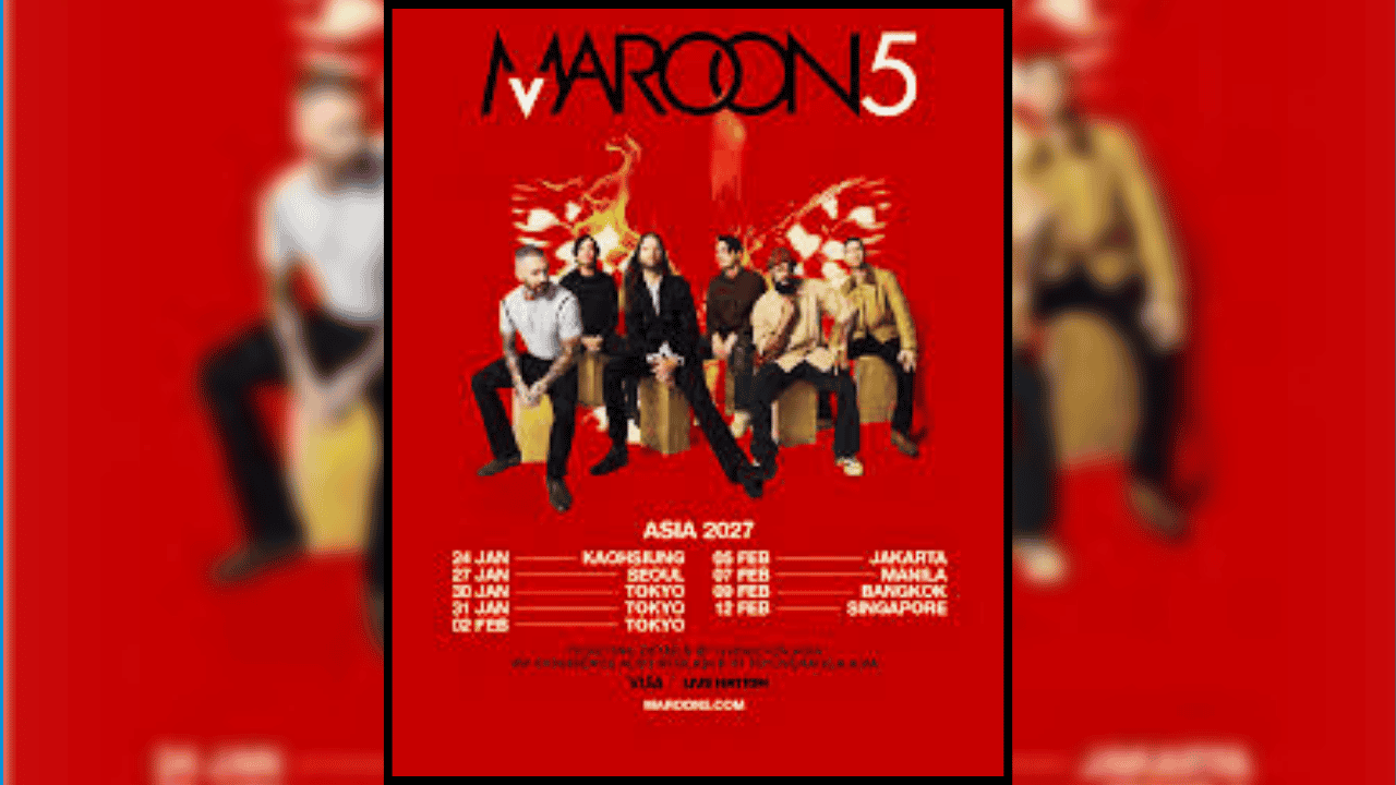 Maroon 5 Bakal Hadir ke Indonesia Tahun 2027, Simak Jadwalnya di Sini