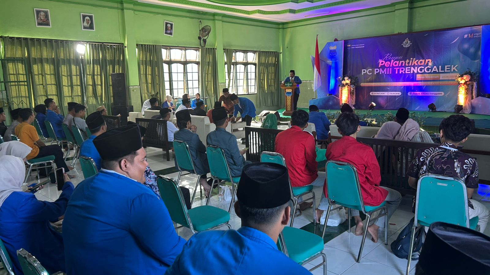 PMII Trenggalek Resmi Dilantik, Beni Bawa Semangat “Menjalar dan Mengakar” untuk Kawal Isu Rakyat