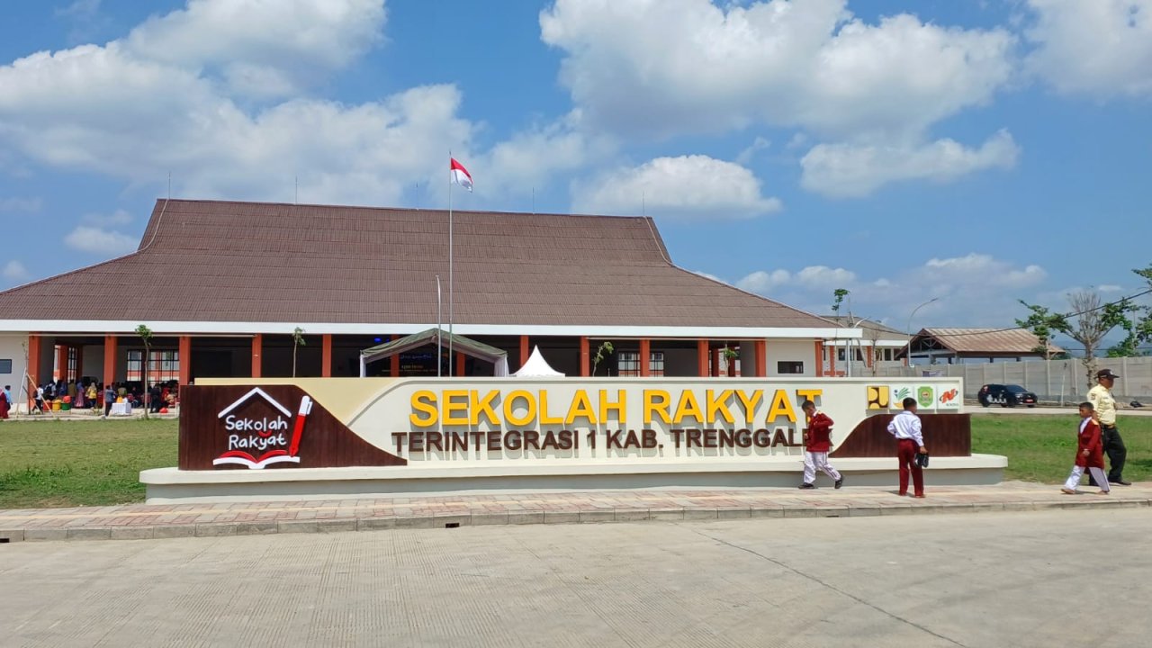 Tak Lagi di BLK, Siswa Sekolah Rakyat Trenggalek Mulai Tempati Kompleks Baru