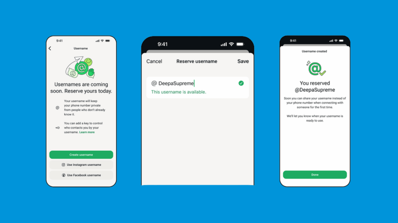 Update Fitur Username Whatsapp, Kini Chat Bisa Tanpa Bagikan Nomor