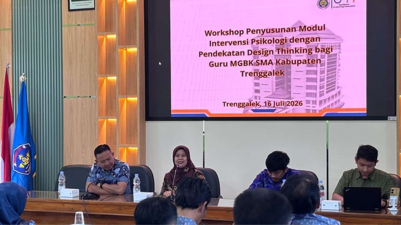 Guru BK SMA di Trenggalek Belajar Design Thinking, UM Bekali Cara Hadapi Masalah Psikologi Siswa Era Digital