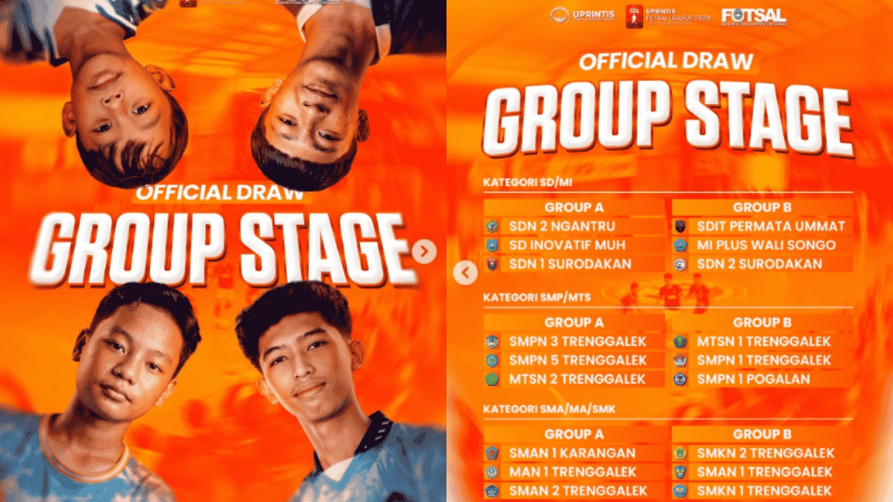 Hasil Undian Grup Uprintis Futsal League 2026 Trenggalek Resmi Rilis!